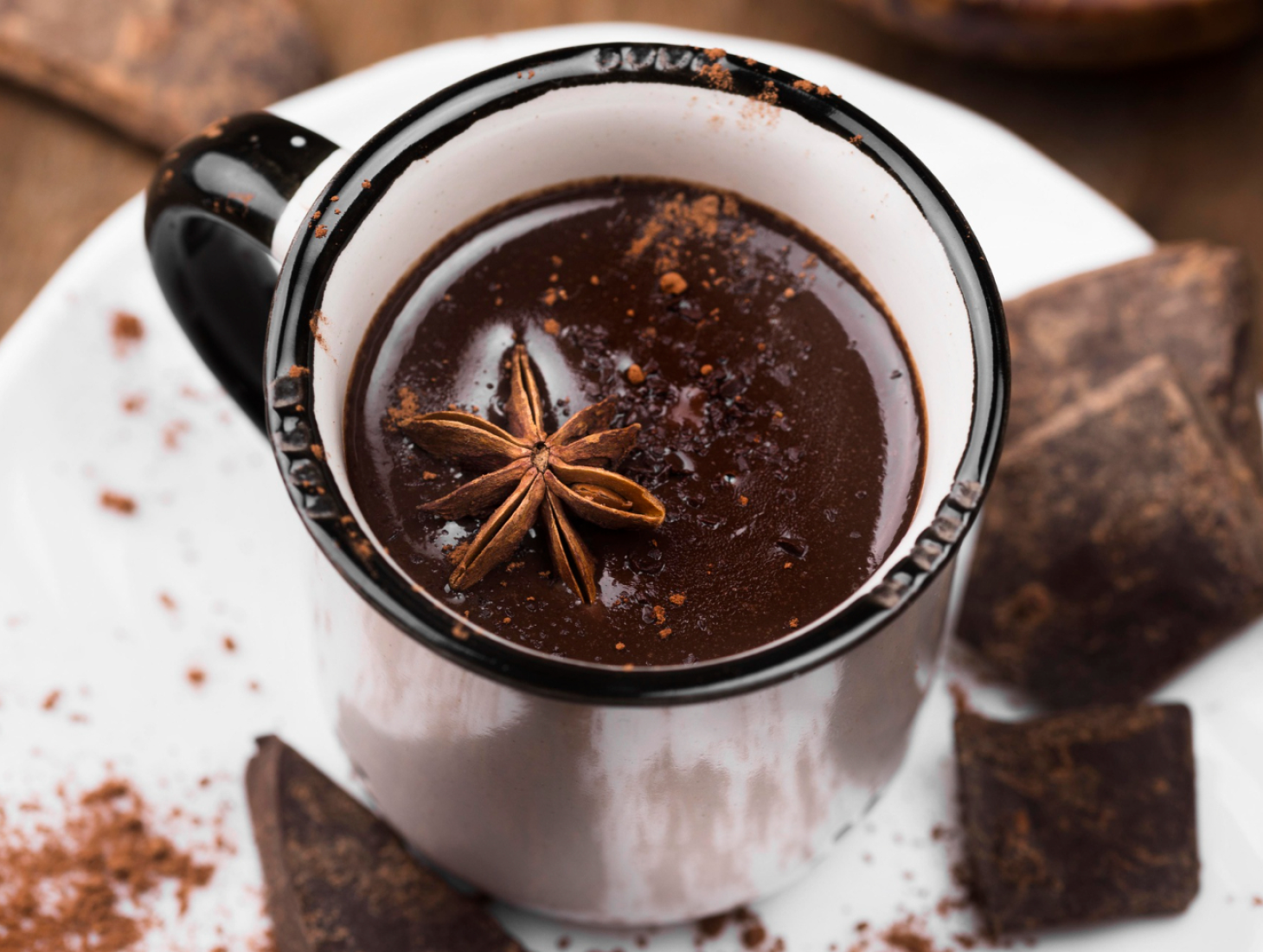 Spicy Maple Hot Chocolate