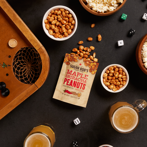 Maple Sriracha Peanuts