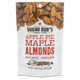 A package of Sugar Bob's Apple Pie Maple Almonds with almonds visible at the top.