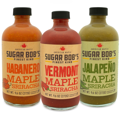 Three Different Varieties of Sriracha