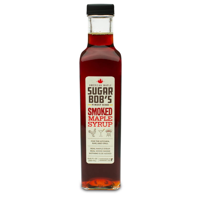 thumbnail image 2 of Sugar Bobs Finest Kind Smoked Maple Syrup Travel Size 2 2 of 9